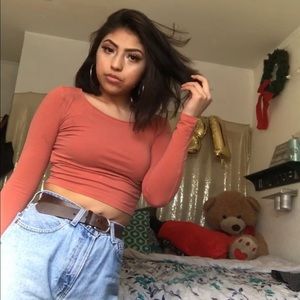 Forever 21 long sleeved crop top